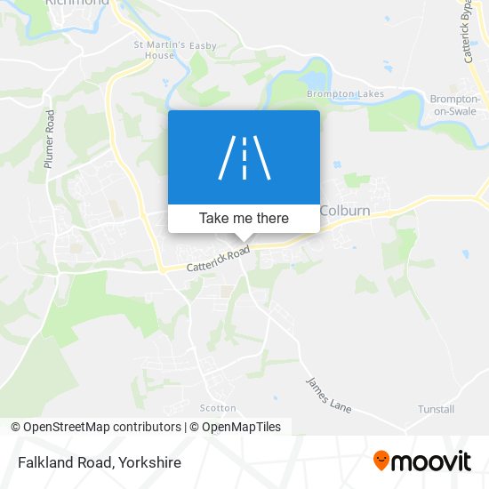 Falkland Road map
