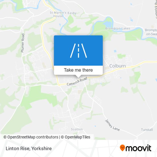 Linton Rise map