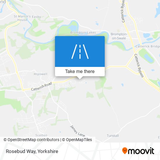 Rosebud Way map