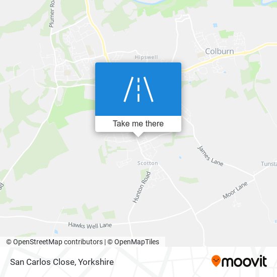 San Carlos Close map