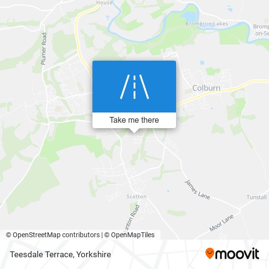 Teesdale Terrace map