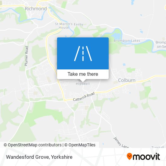 Wandesford Grove map
