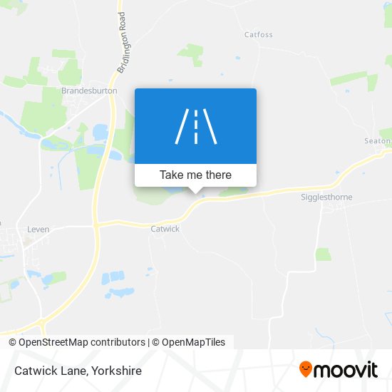 Catwick Lane map
