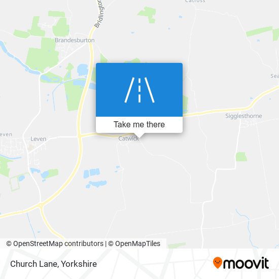 Church Lane map