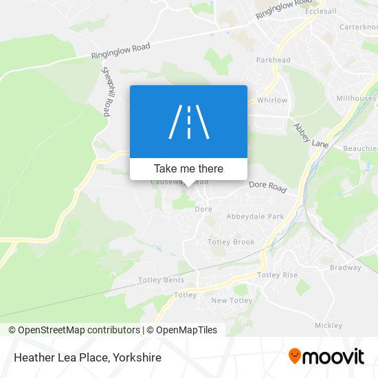 Heather Lea Place map
