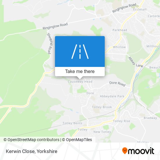 Kerwin Close map