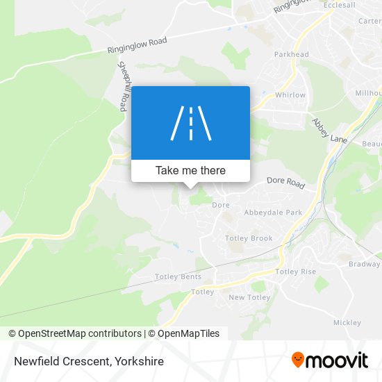 Newfield Crescent map