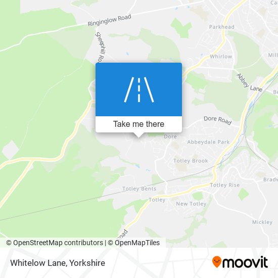 Whitelow Lane map