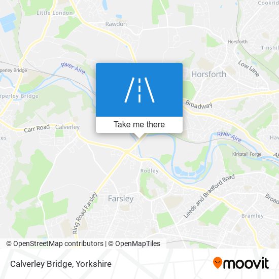 Calverley Bridge map
