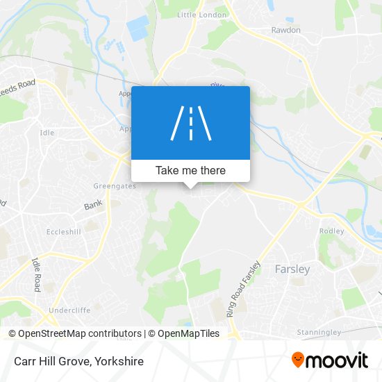 Carr Hill Grove map