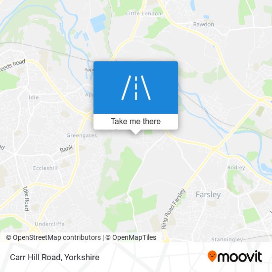 Carr Hill Road map
