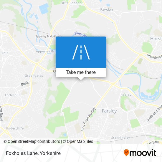 Foxholes Lane map