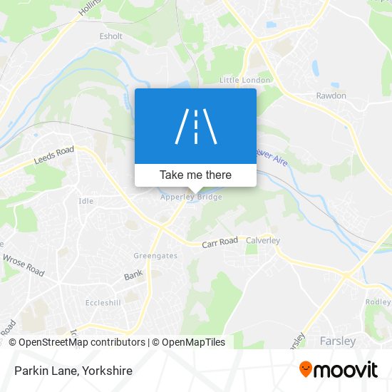 Parkin Lane map