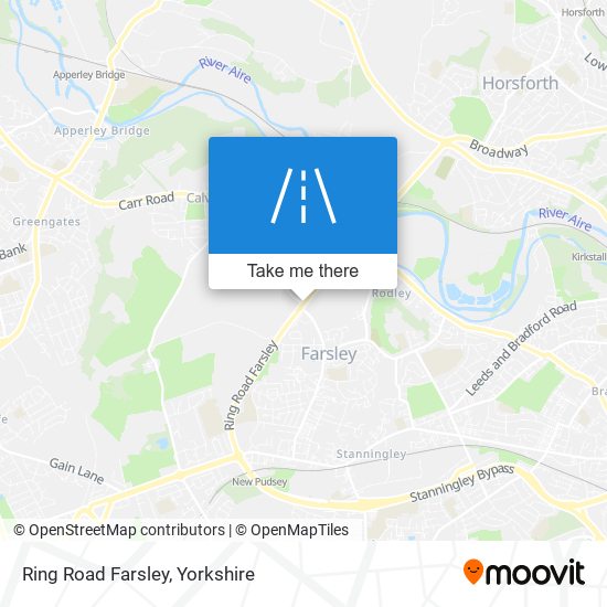 Ring Road Farsley map