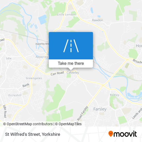 St Wilfred's Street map
