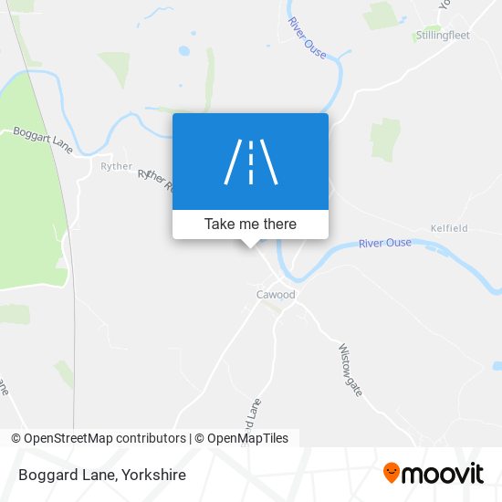 Boggard Lane map