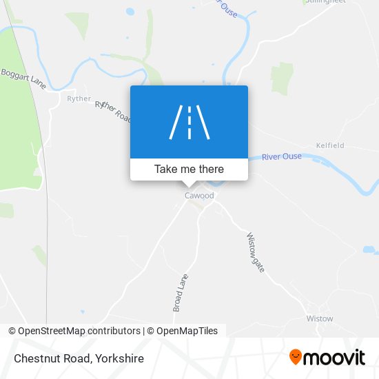 Chestnut Road map