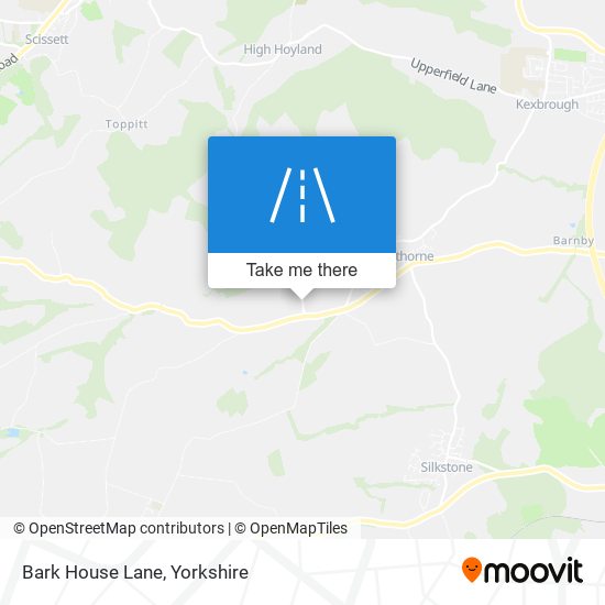 Bark House Lane map
