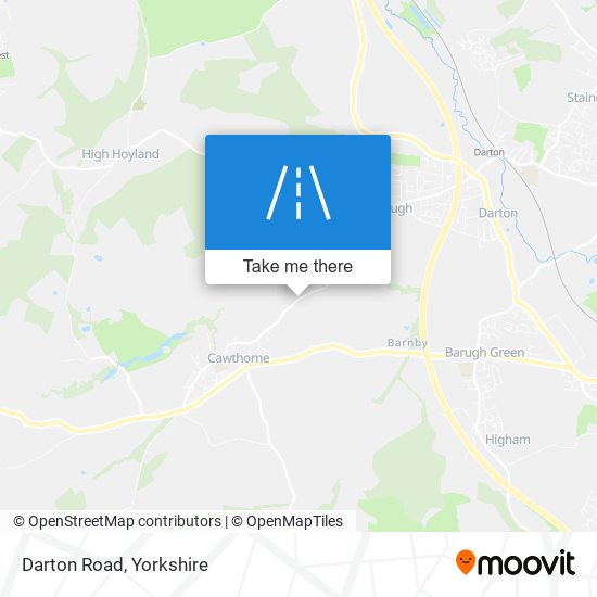 Darton Road map