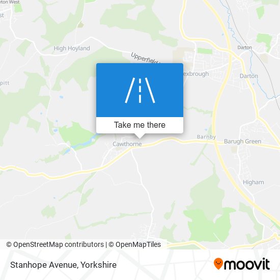 Stanhope Avenue map