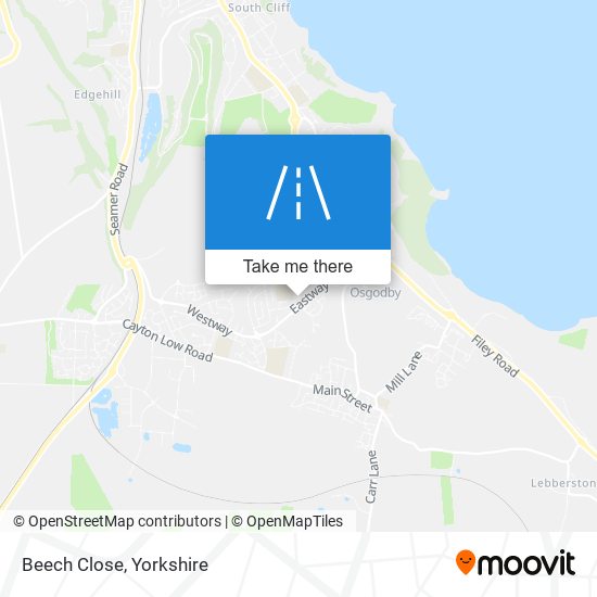 Beech Close map
