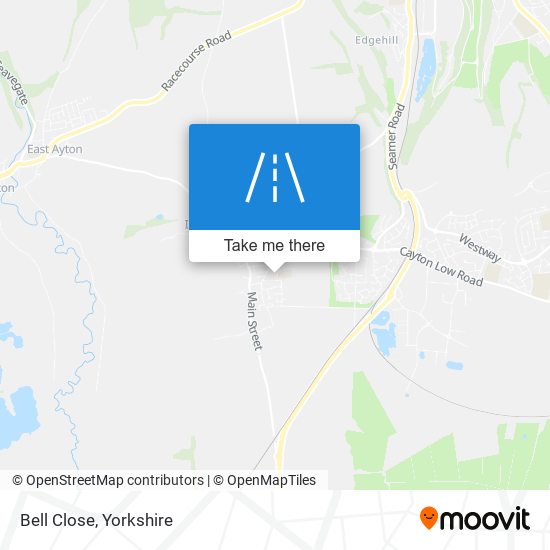 Bell Close map