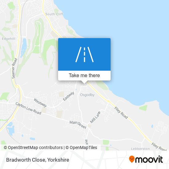 Bradworth Close map