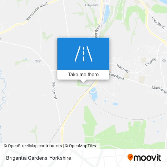 Brigantia Gardens map