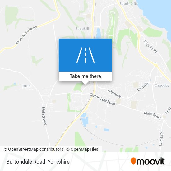Burtondale Road map