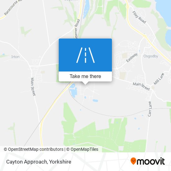 Cayton Approach map
