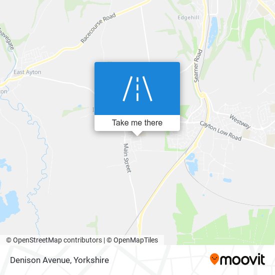Denison Avenue map