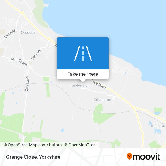 Grange Close map