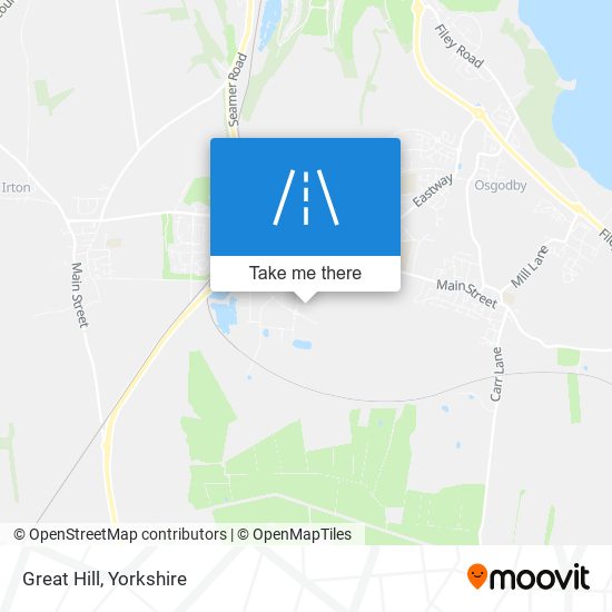 Great Hill map