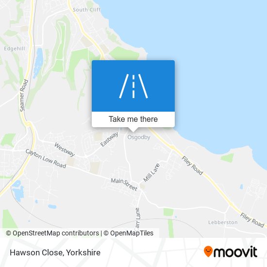 Hawson Close map