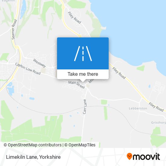 Limekiln Lane map