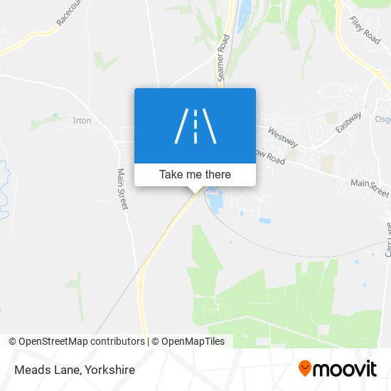 Meads Lane map