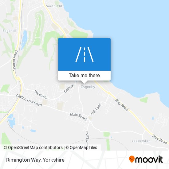 Rimington Way map