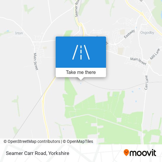 Seamer Carr Road map