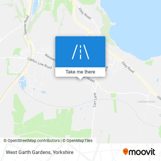 West Garth Gardens map