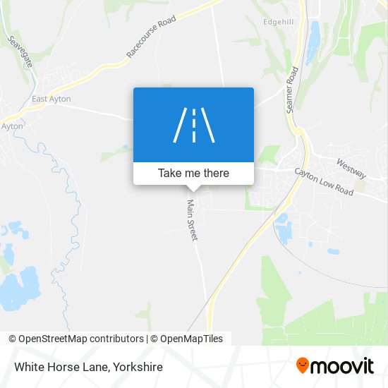 White Horse Lane map