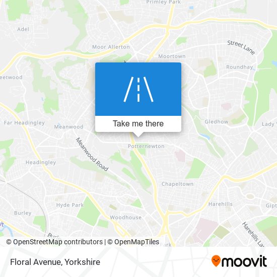 Floral Avenue map