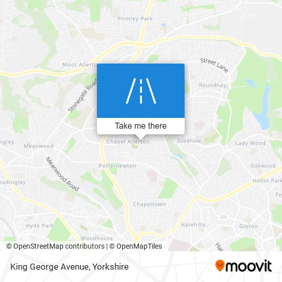 King George Avenue map