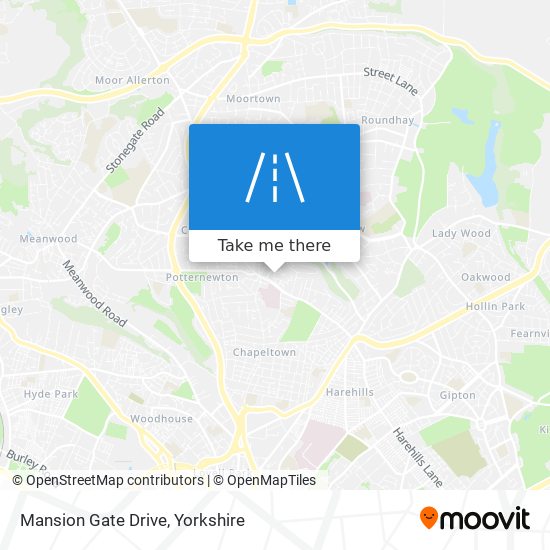 Mansion Gate Drive map