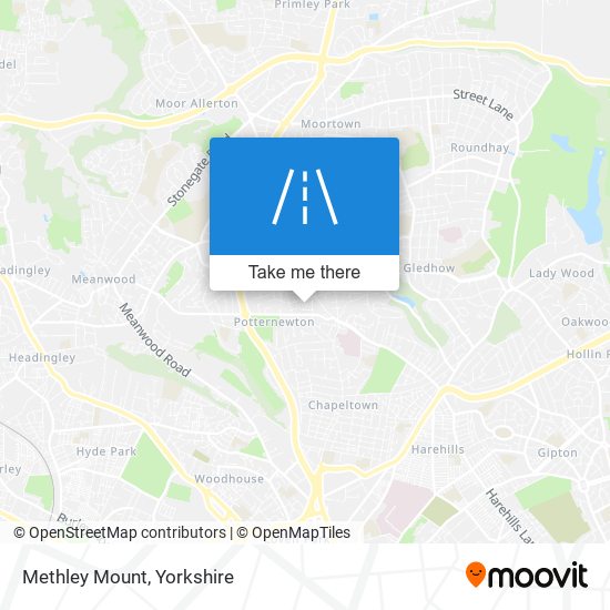 Methley Mount map