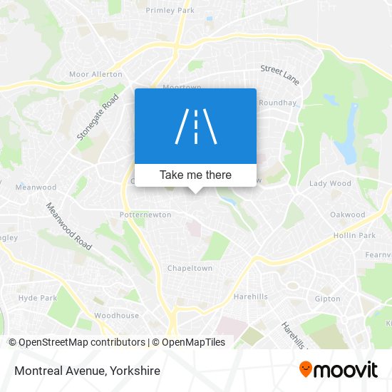 Montreal Avenue map