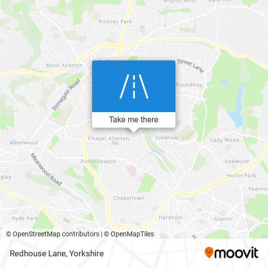 Redhouse Lane map