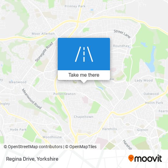 Regina Drive map