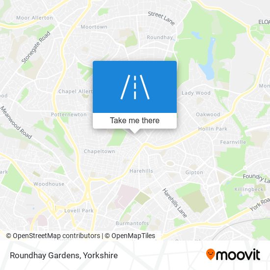 Roundhay Gardens map