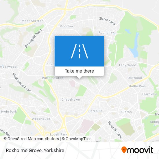 Roxholme Grove map