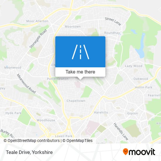 Teale Drive map